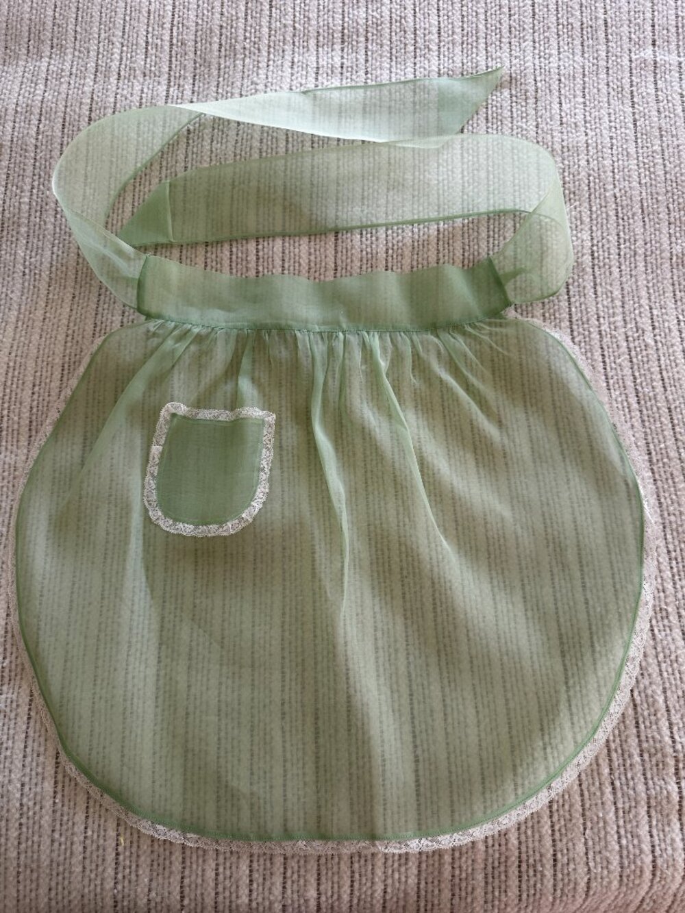 Vintage Seafoam Green Hostess Apron